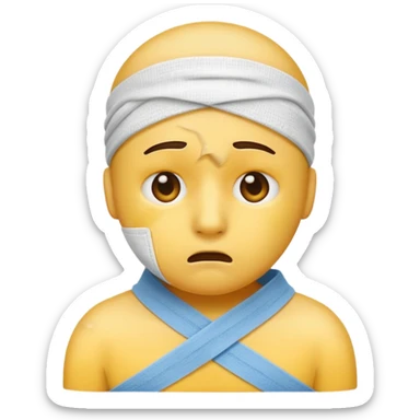 injured emoji sticker