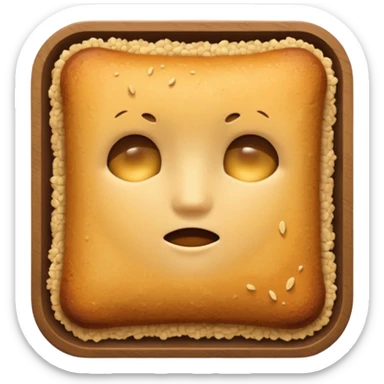 Make an emoji of just breadcrumbs  sticker