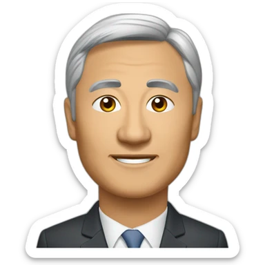 Almazbek Atambaev Kyrgyzstan prezident sticker