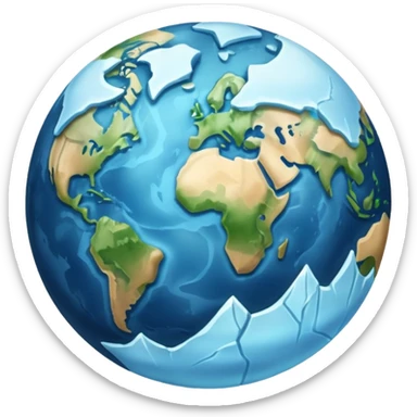 cold-looking-earth sticker