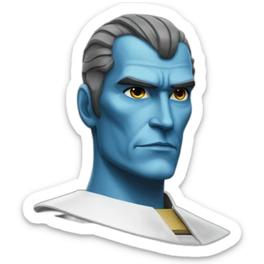 Grand admiral thrawn sticker
