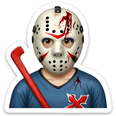 Jason voorhees sticker