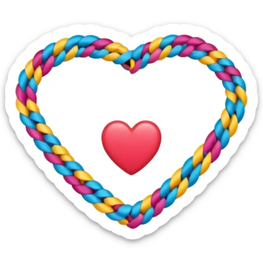 friendship bracelets heart sticker