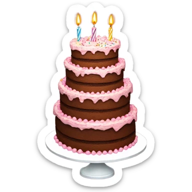 Huge birthday cake  sticker