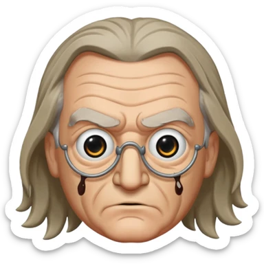 Alastor Moody with Artificial eye and ordinary eye sticker