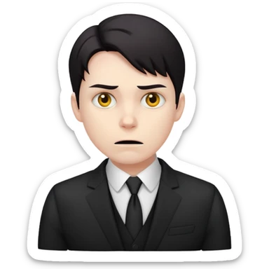 psychologically disturbed designer sticker