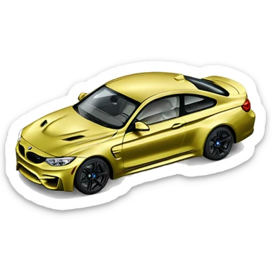 BMW M4 car sticker
