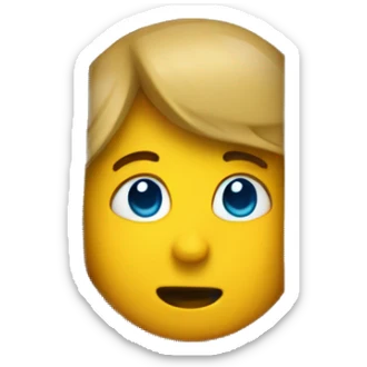 Person peeking through the blinds sticker