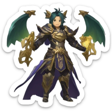 zhongli-morax-genshin impact sticker