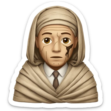 The Mummified Businessman sticker