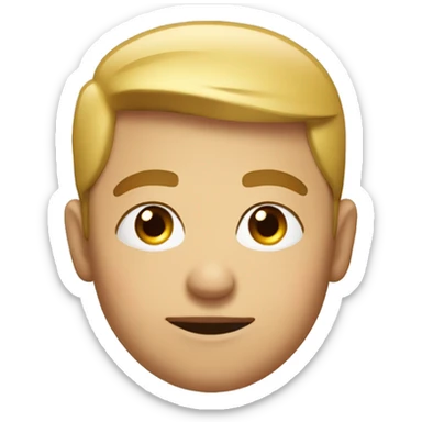 Raised eyebrow saying, “come hither.” sticker