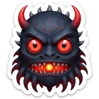 A monster that could destroy 1000 universe in 1 second sticker