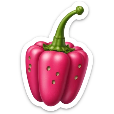 bright pink pepper scent sticker