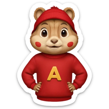 Alvin chipmunk sticker