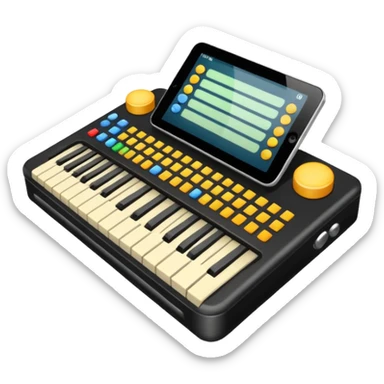 sampler electronic music instrument sticker