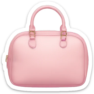 pastel pink bag sticker