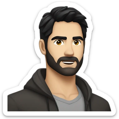 Derek hale  sticker