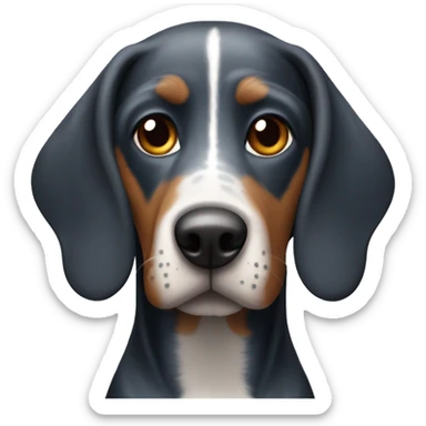 Blue tick coon hound sticker