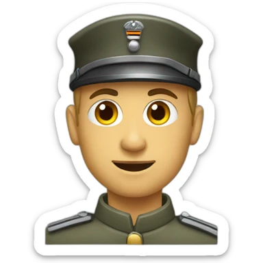 soldat allemand sticker