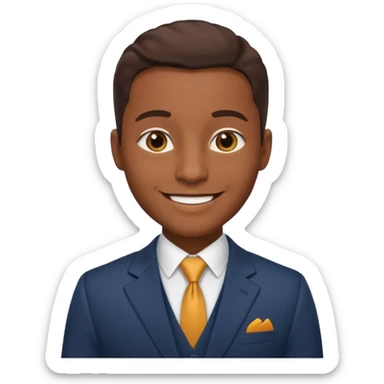 public official/politician/bureaucrat (african descent)  sticker