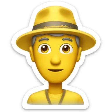 yellow guy with yellow chullo sticker