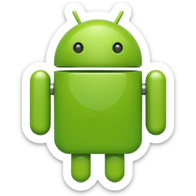 android green symbol  sticker