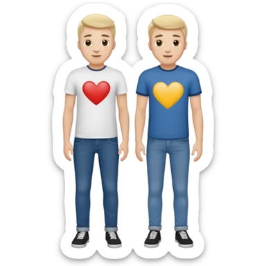 2 male Best buds in UK sticker