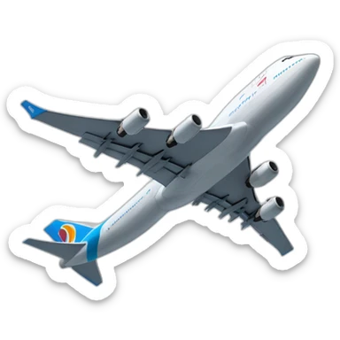 Boeing 747 Jumbo Jet sticker