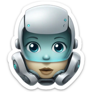 baby ai robot sticker