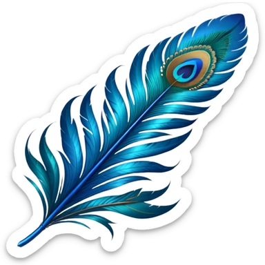 Morpankh feather sticker