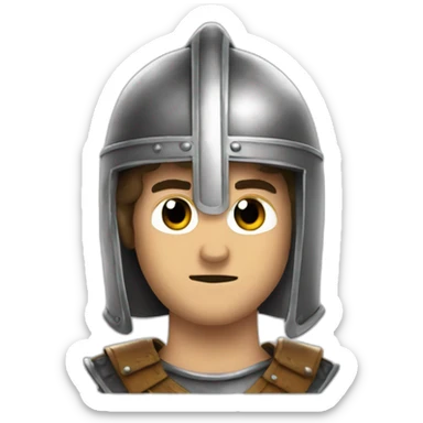 Paul Mescal wearing a gladiator helmet sticker