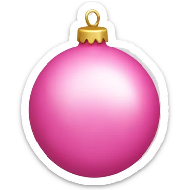Pink ornament  sticker