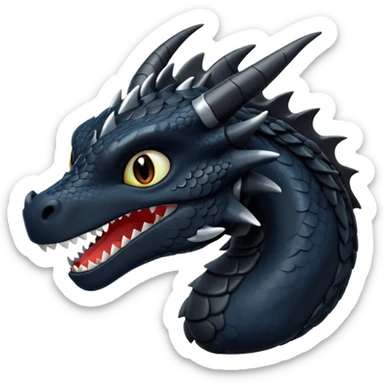 Un dragón furia nocturna sticker