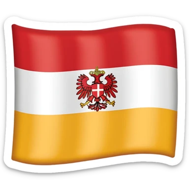 Austria hungary flag sticker