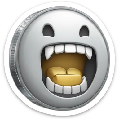 coin-mimic-teeth sticker