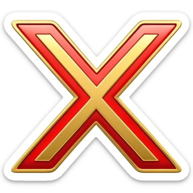 Money symbol with a red x covering it sticker