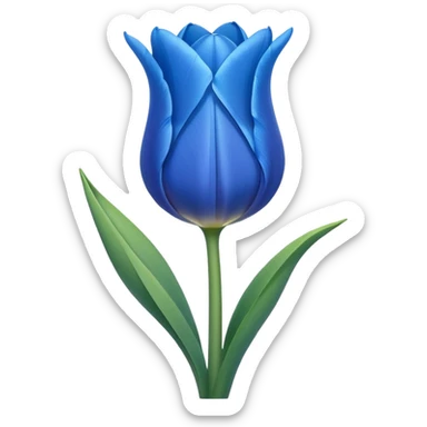 tulipan celeste sticker