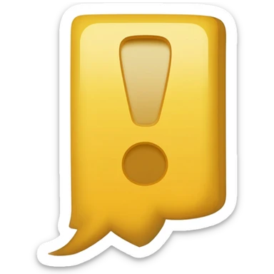 exclamación sticker