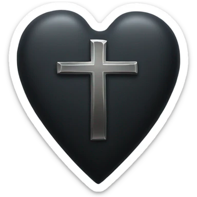 a black tombstone with the inscriptions in silver RIP  silver heart in the center sticker