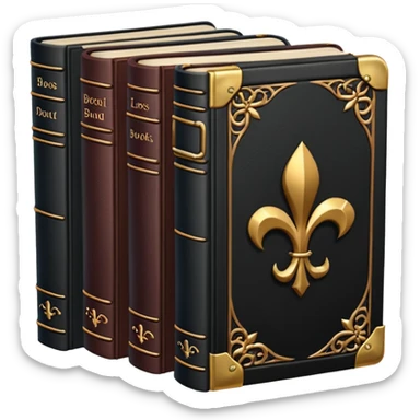 books with dark style sticker