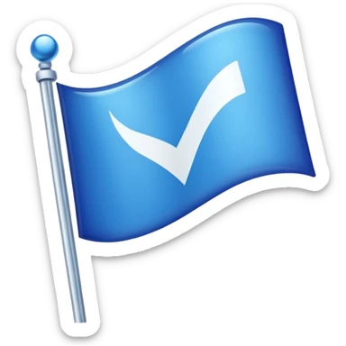 I want to create my own flag. That looks like a verified badge for Instagram. sticker