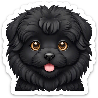 Black havapoo sticker