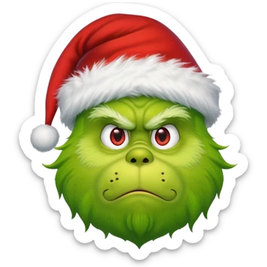 Mr grinch sticker