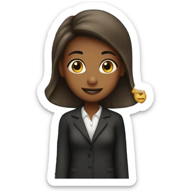 Girl in hanukah sticker