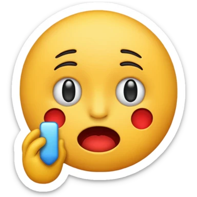 stress emoji sticker