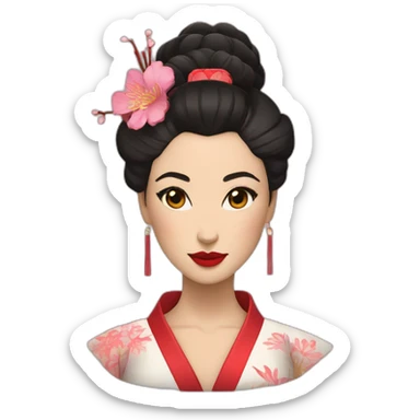 Gal gadot geisha sticker