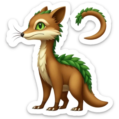  Fakémon-Bagbean-Vernid-creature (full body) sticker