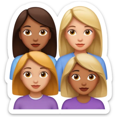 4 ladies sticker