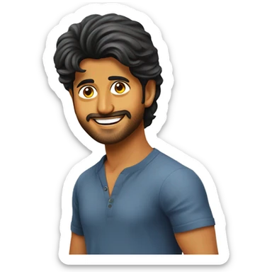 TOLLYWOOD ACTOR NANI sticker