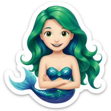 Mermaid emoji sticker